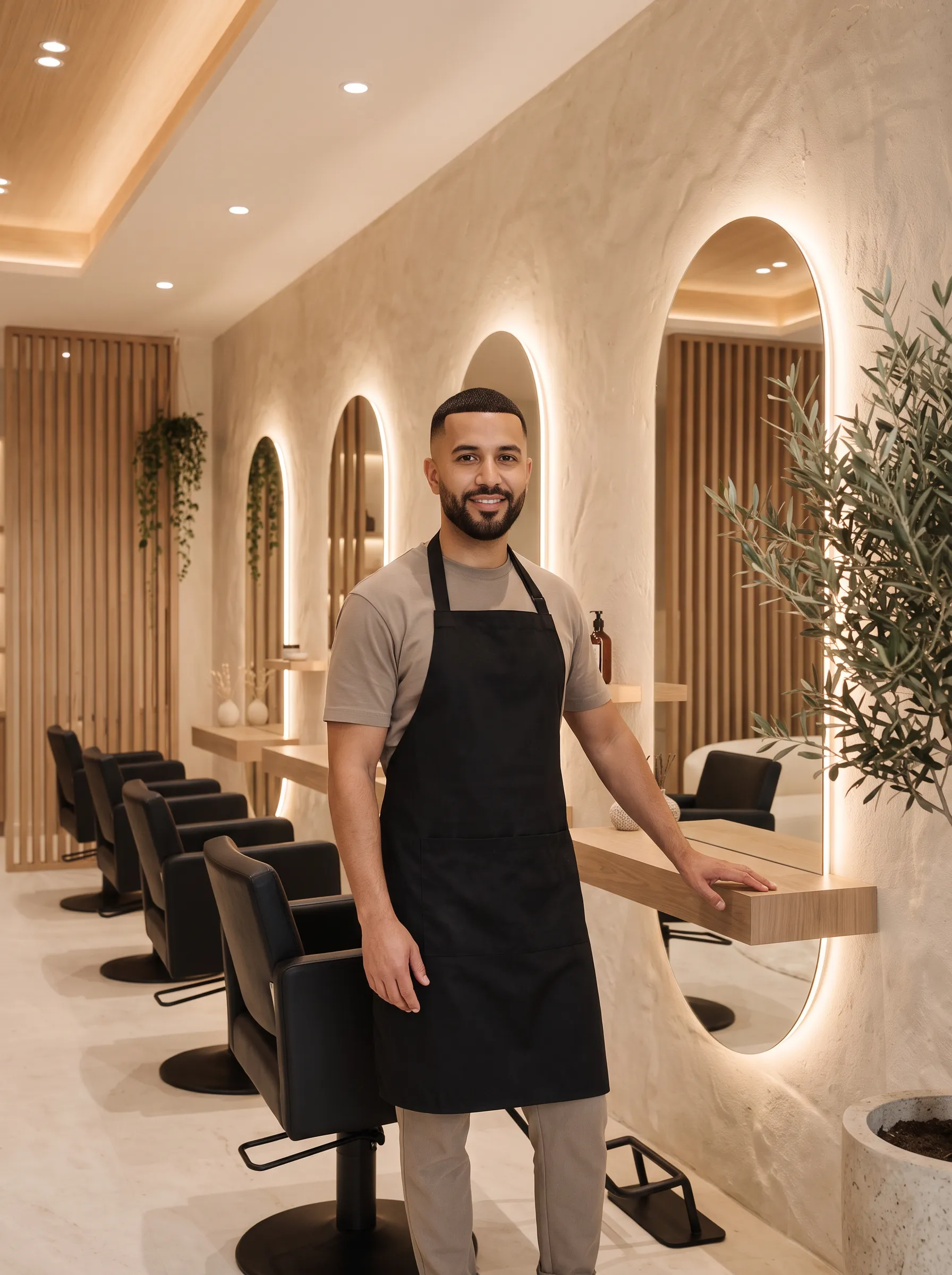 Marcus Reid, senior barber at Scissor