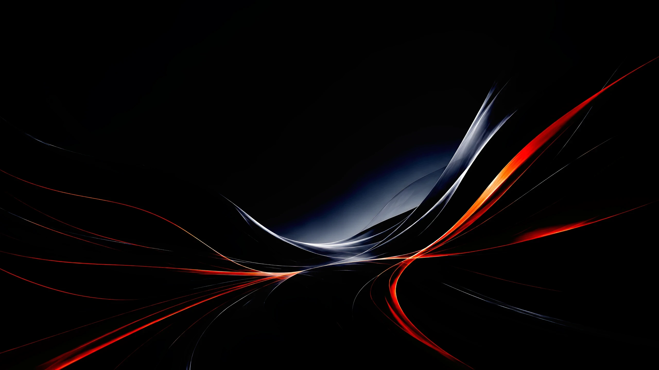 Abstract black and orange shapes backround