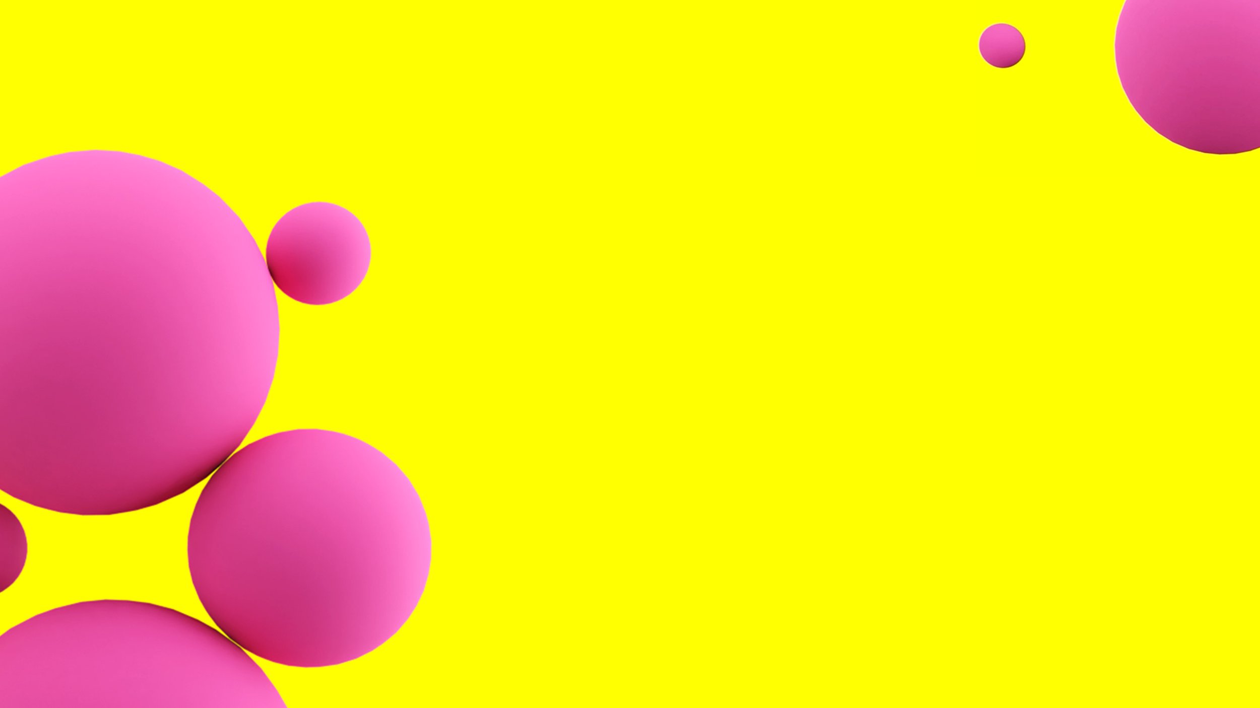 Visual of the EASDGC campaign showing a 3D environment with spheres arranged on a yellow background.