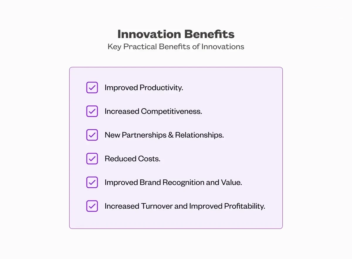 Innovation benefits