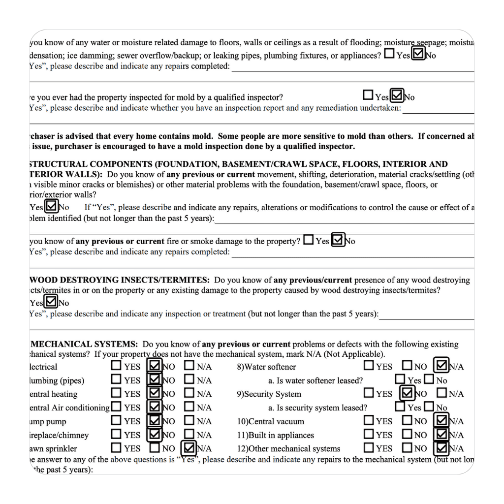Flat fee broker portal showing seller intake form with pre-filled MLS and disclosure documents.