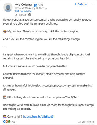 Marketing Spotlight: ClickUp Marketing Strategy Leadership Presence Analysis