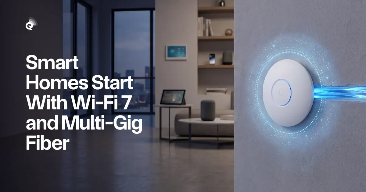 How Wi-Fi 7 and Multi-Gig Fiber Redefine Smart Living