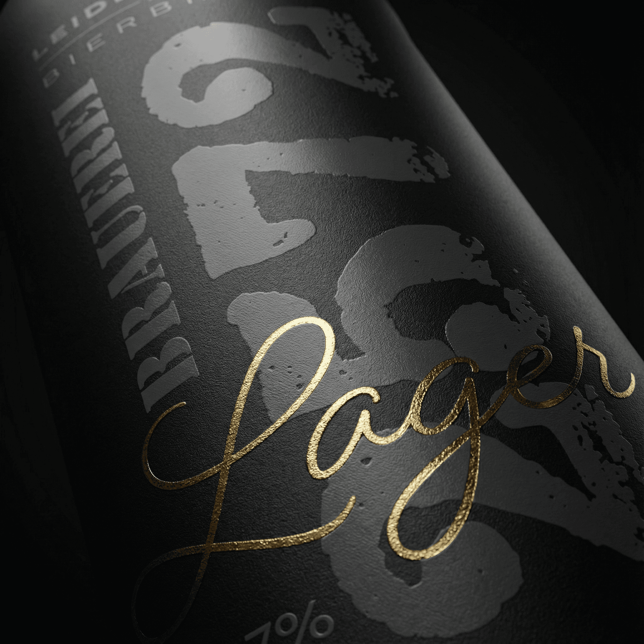 Sunlight streams through a foggy forest with autumn leaves.