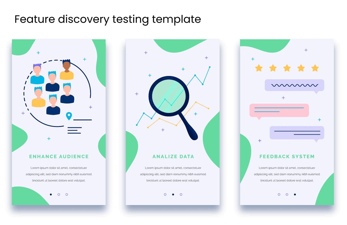 Feature discovery testing template