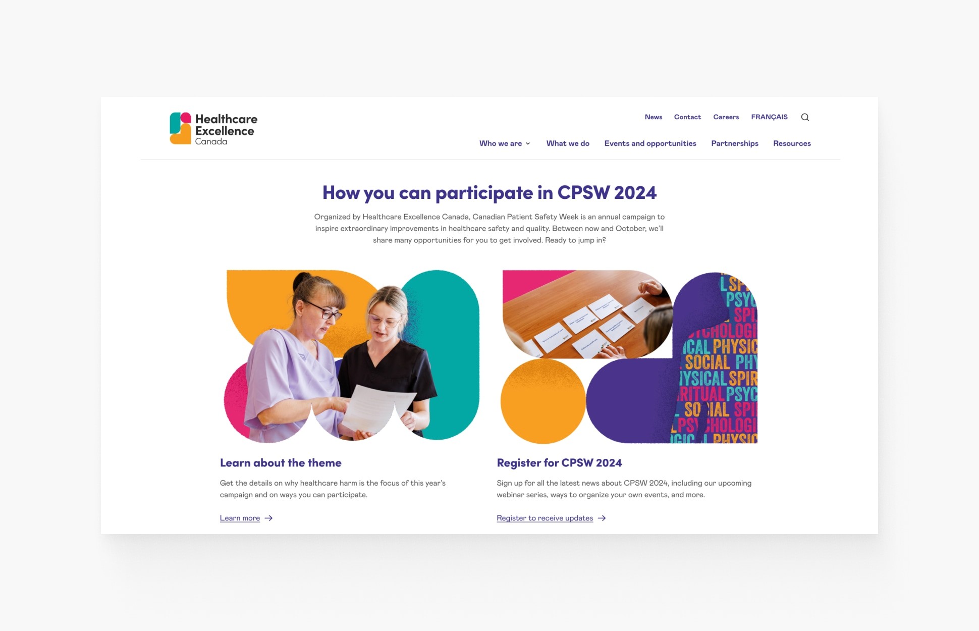 healthcare excellence canada campaign site