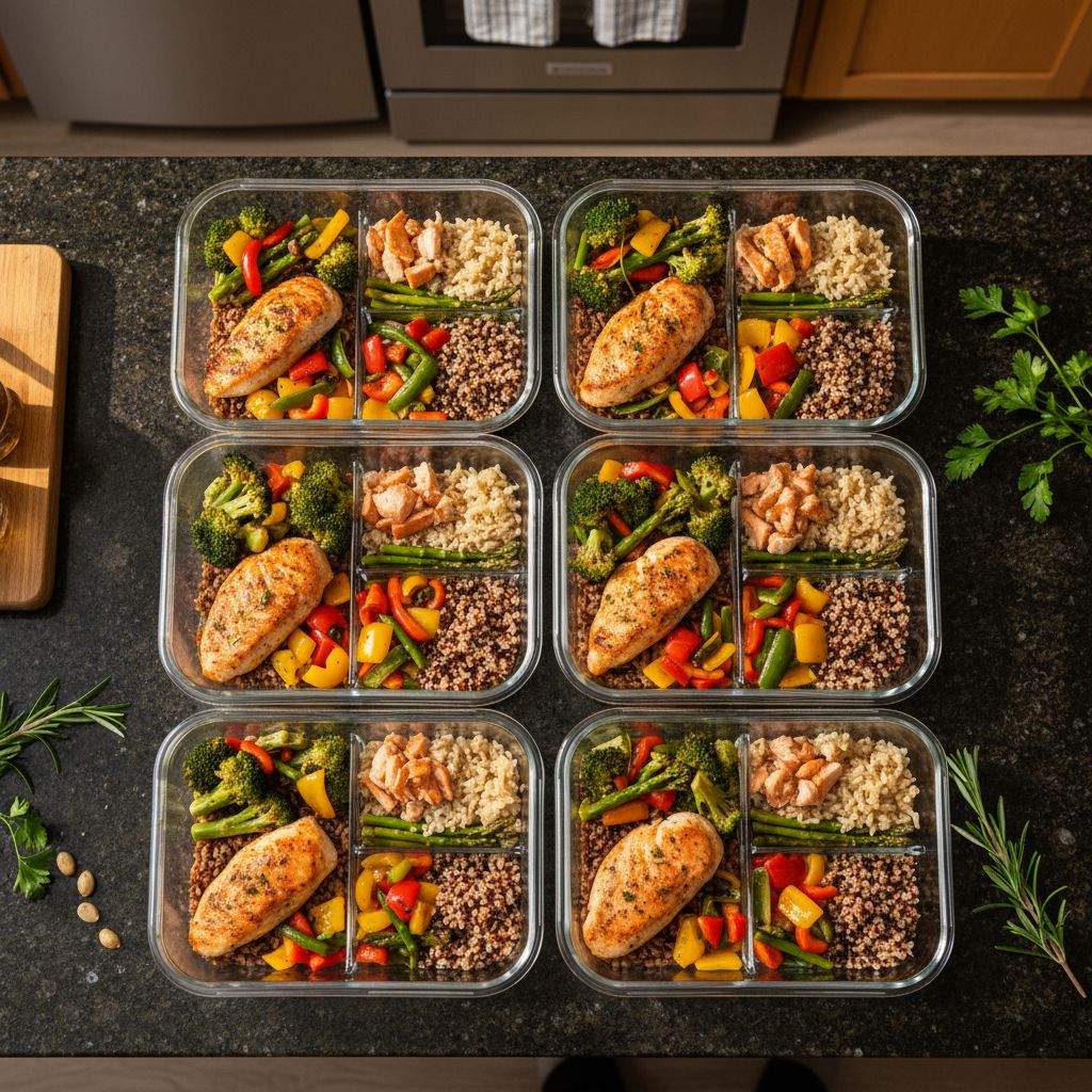 Muscle building nutrition meal prep for 5 day workout program