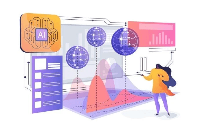 A depiction of how AI enhances RPO recruitment processes.