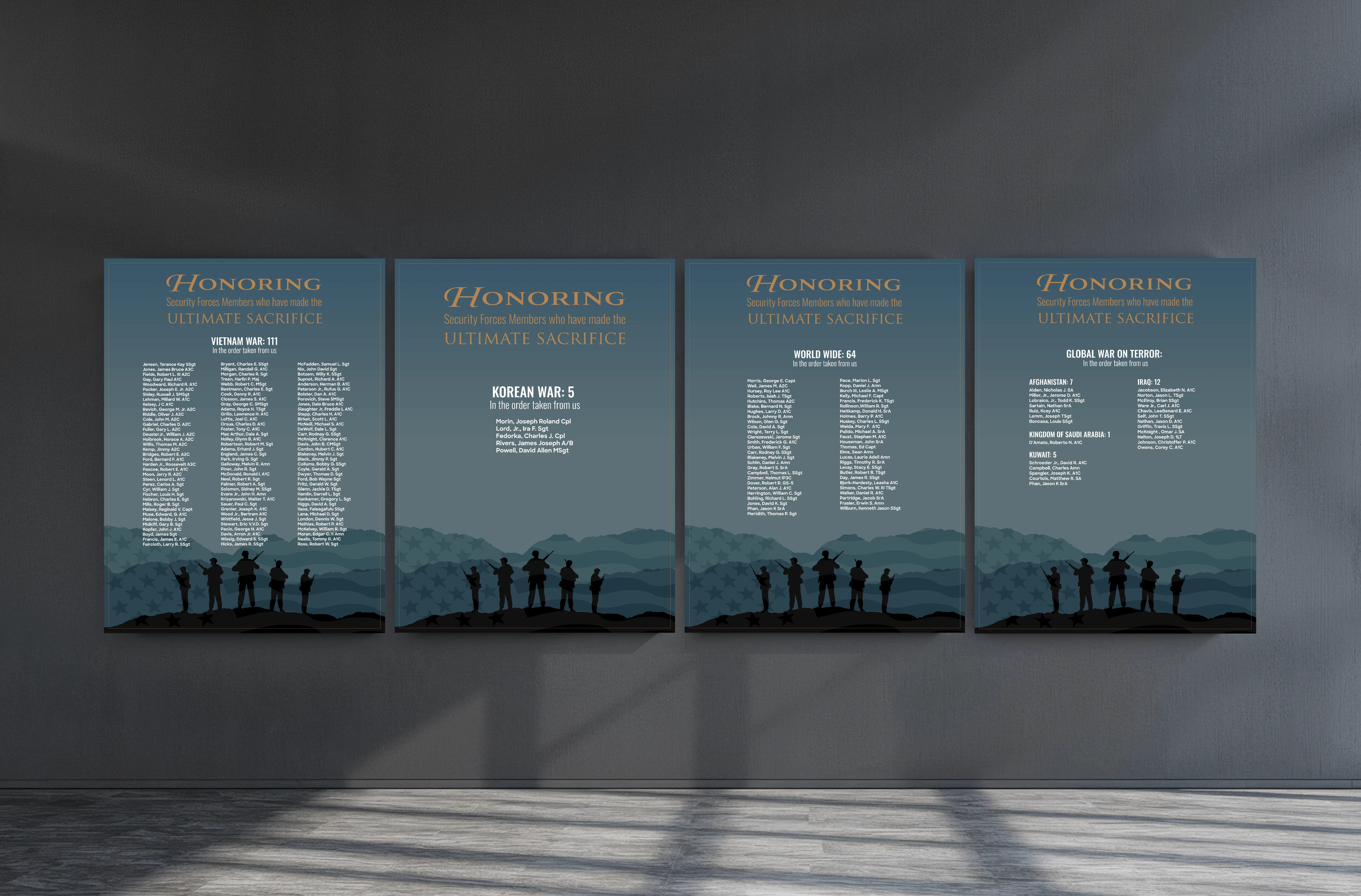 Streetside billboard with flyposters of the Batch.Works brand and illustrations