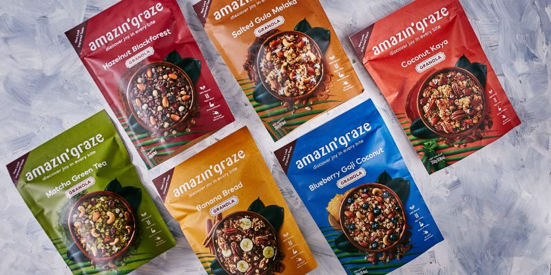 Amazin Graze's signature granolas