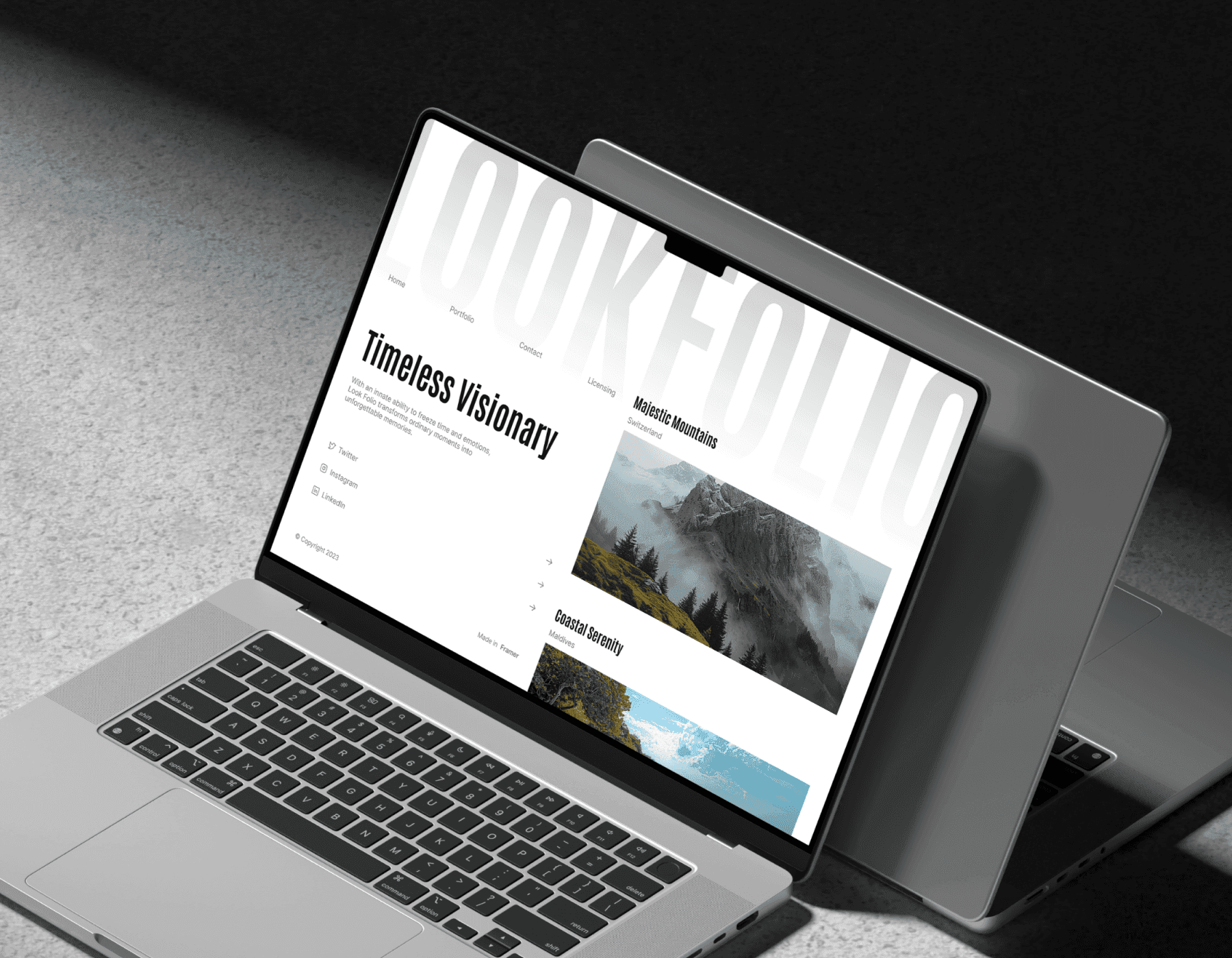 Lookfolio Screen