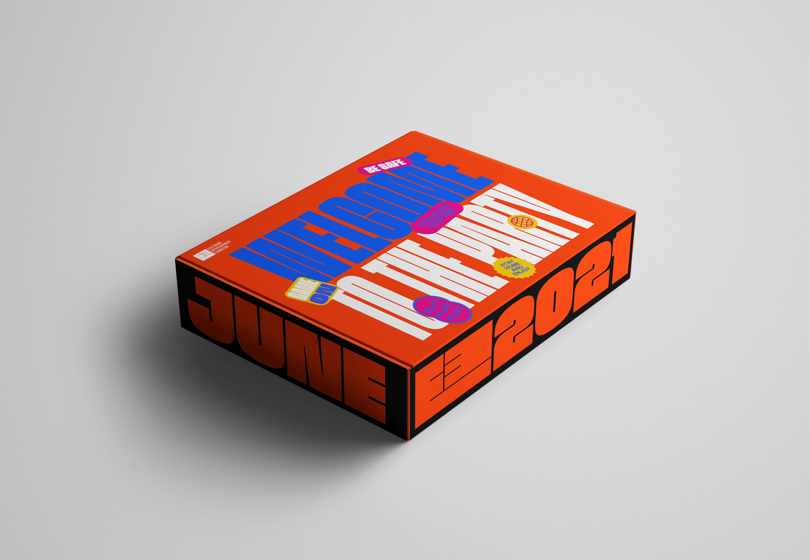 Streetside billboard with flyposters of the Batch.Works brand and illustrations