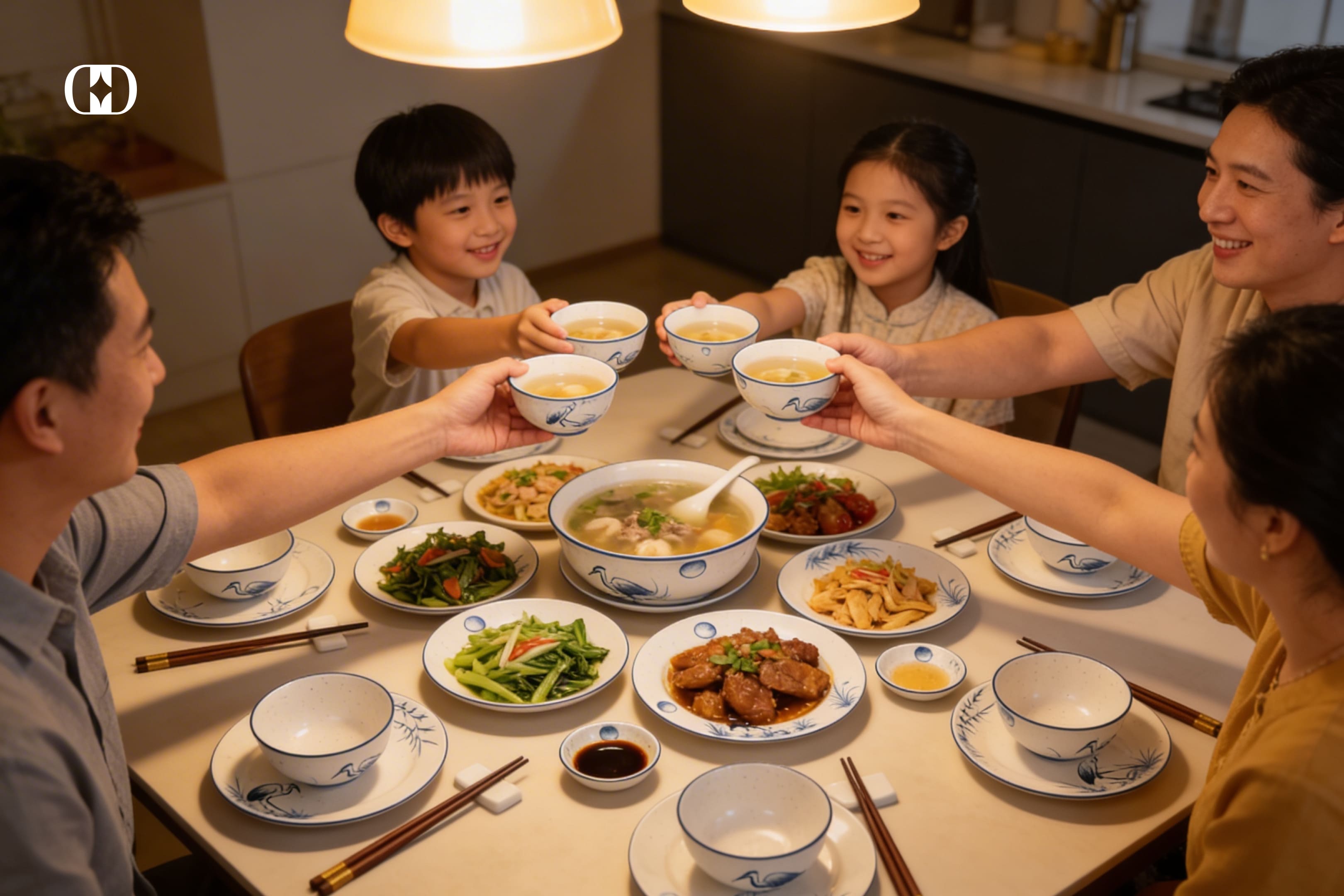 Bữa cơm - Chìa khóa tạo nên hạnh phúc & gắn kết gia đình