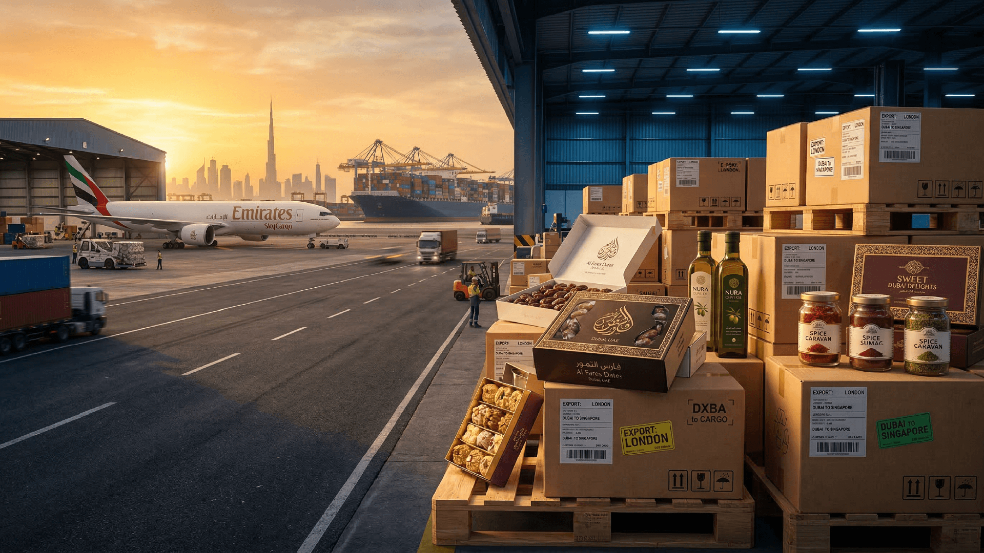Food products export business license Dubai South Business Hub