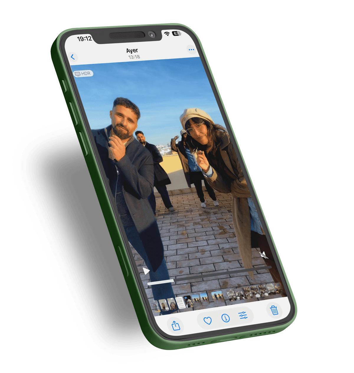 Women On Neon Background