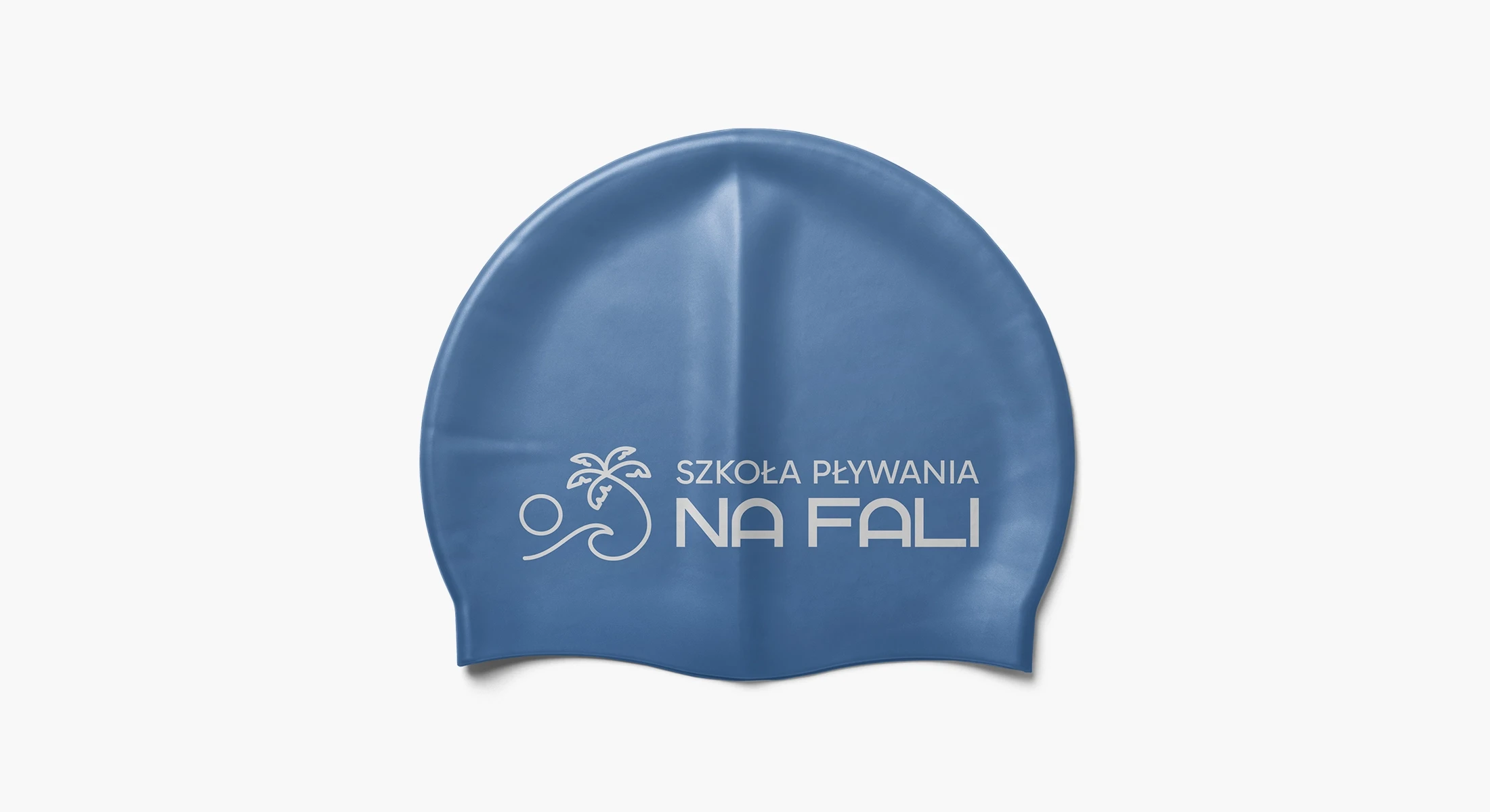 Logo Na Fali - aplikacja na czepku do plywania