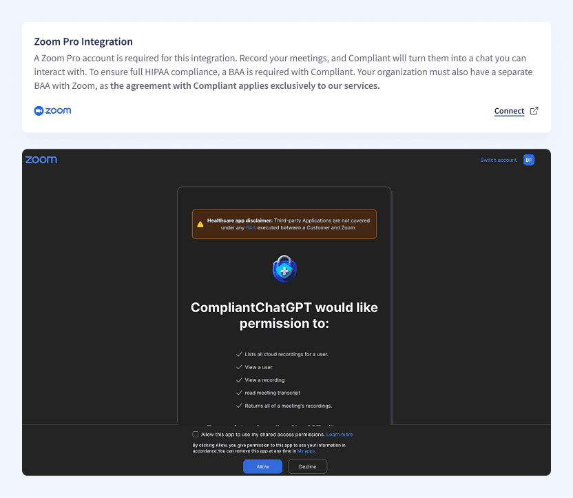 an insurance professional using compliant chatgpt