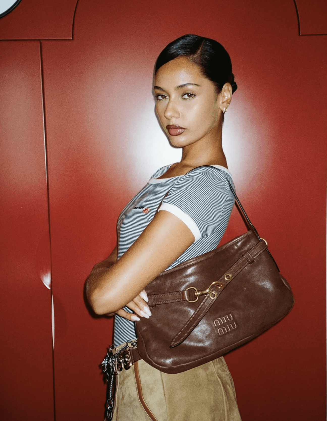 Jamilla Strand miu miu gifting