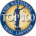 The National Top 100 Trial Lawyers Badge