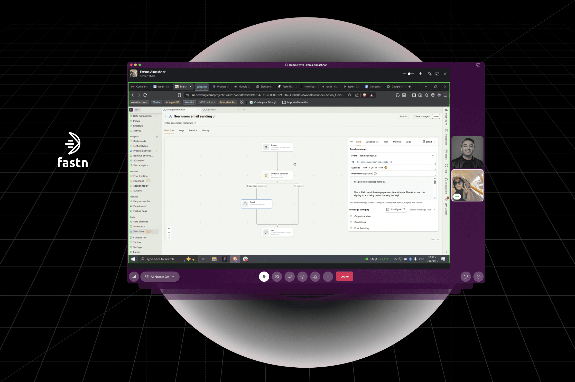 Rectangular packaging box with a pale yellow-to-orange gradient, featuring a large half-smiley face and “Smiley Co” branding, set on a split orange and yellow background.