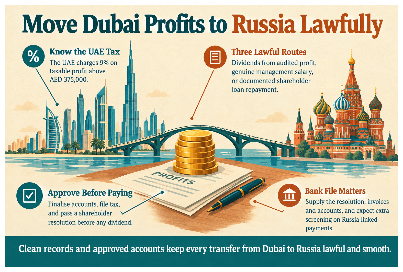 Infographic: Repatriating Profits From a Dubai Company to Russia