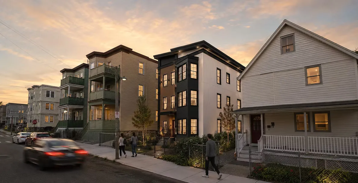 106–108 Millet Street — A Reinterpretation of the Boston Triple Decker