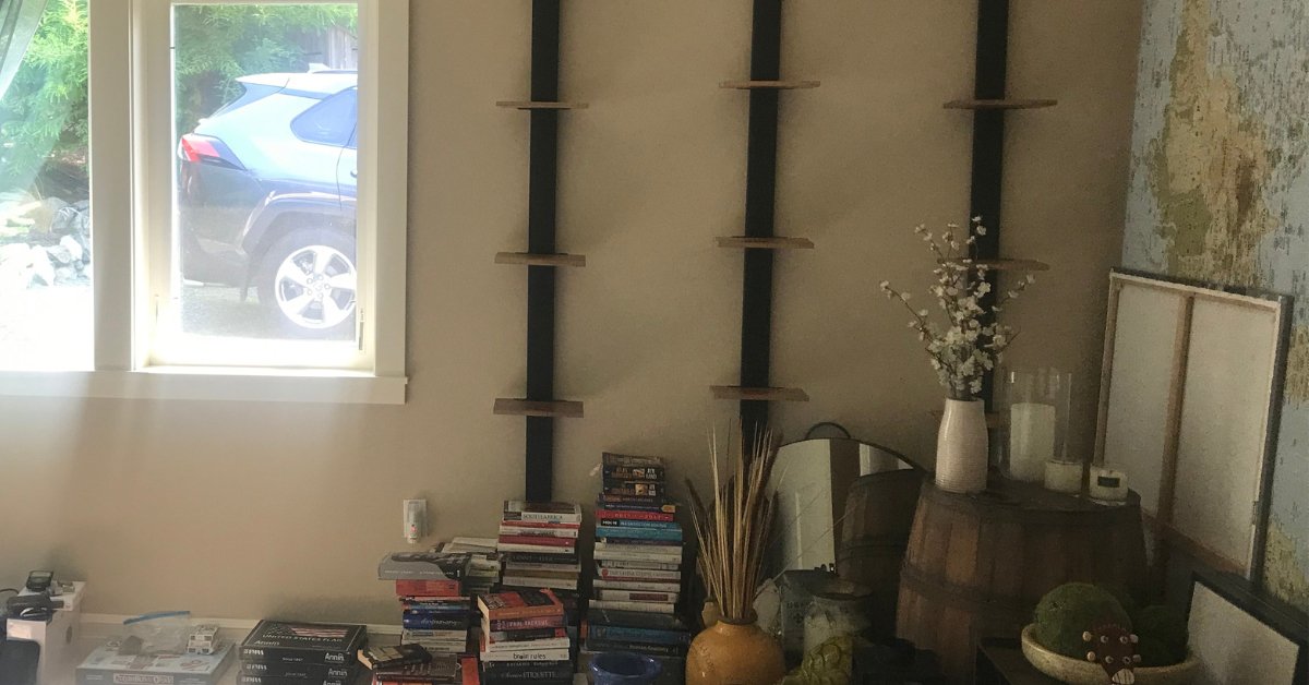 Before photo The Burrows Bay House home office was designed in this Seattle, Washington home by Sherri Monte, interior designer at, Elegant Simplicity.