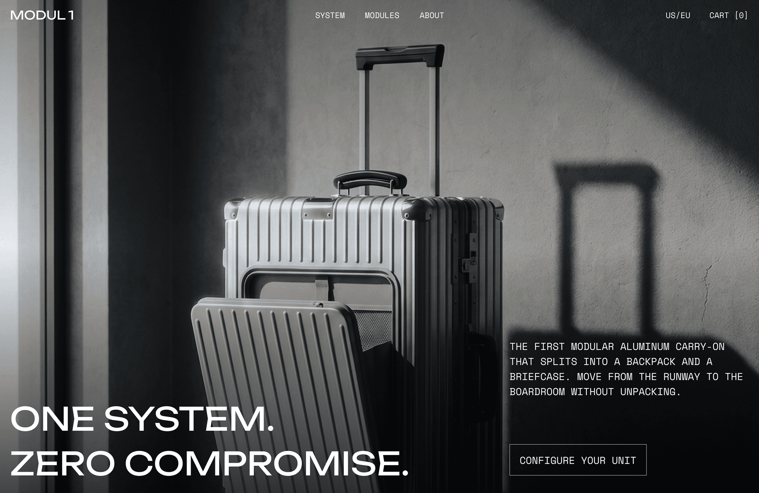 Modul01 hero section design