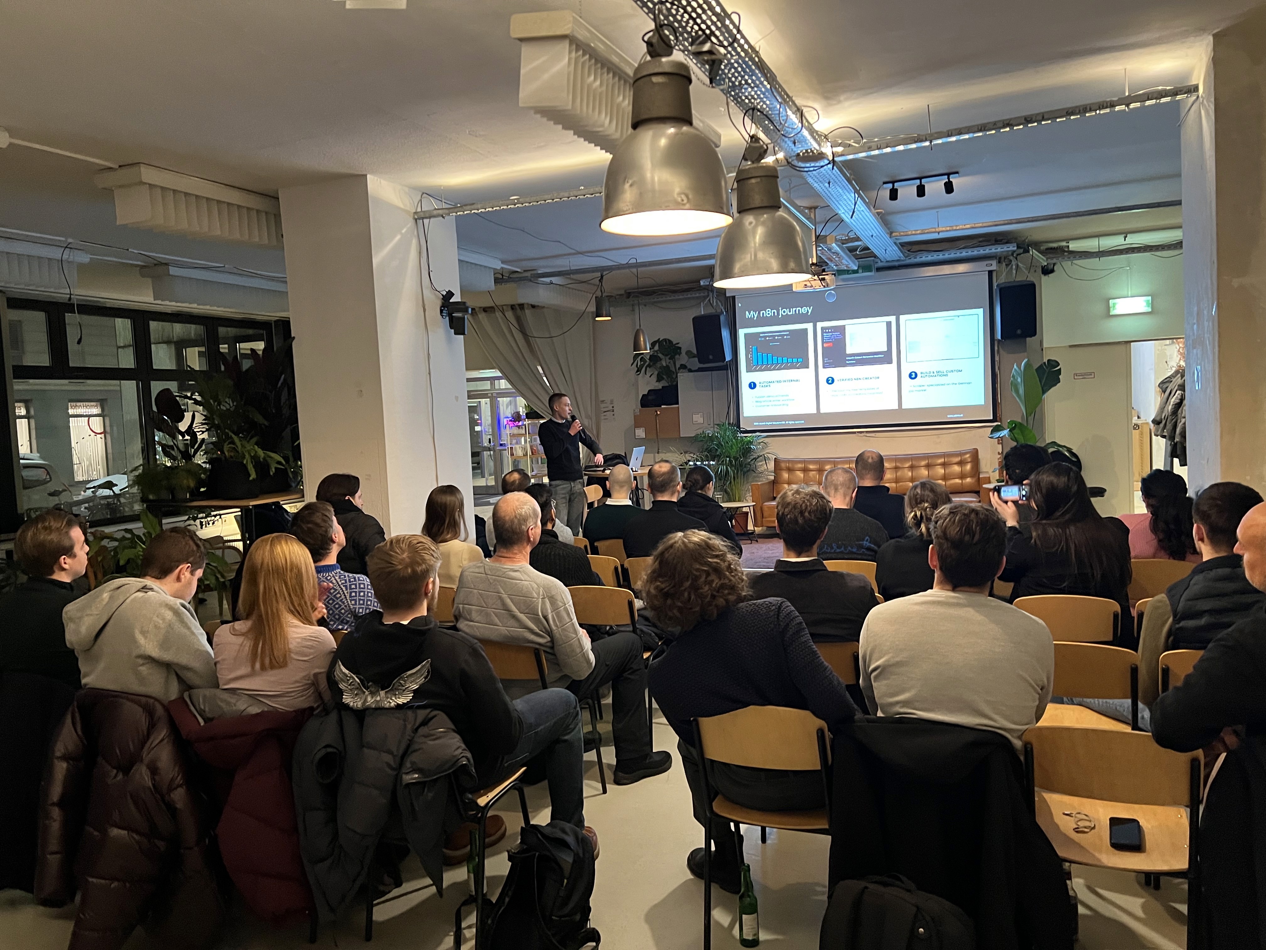 ALLMO.ai at the n8n Vienna Community Meetup: Sharing Insights on GEO, AI Search and Automation