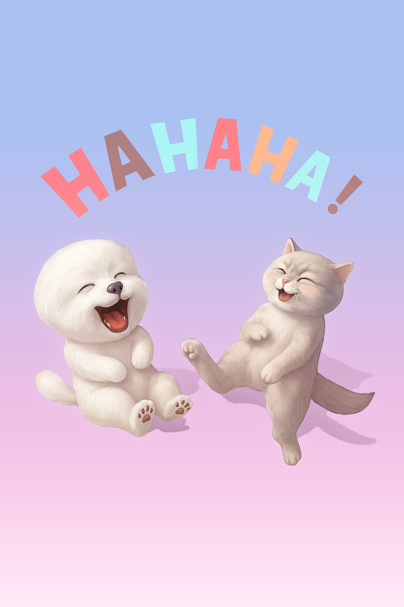Smile Pup — Cat Laugh