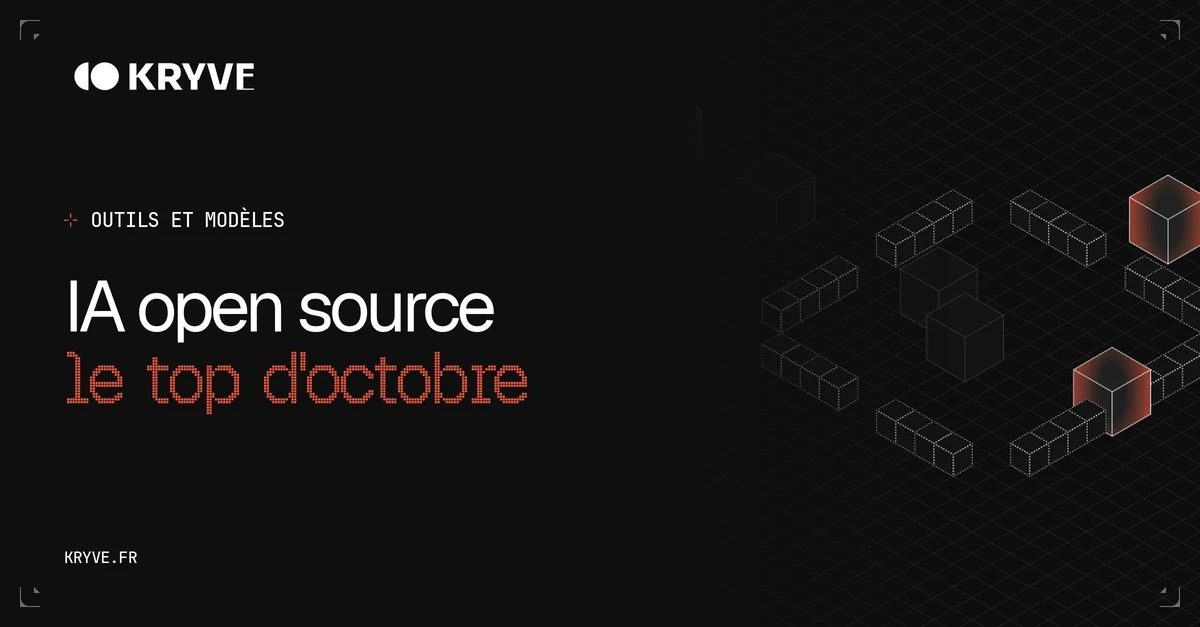 Modèles d'IA open source : couverture Kryve, catégorie Outils et modèles