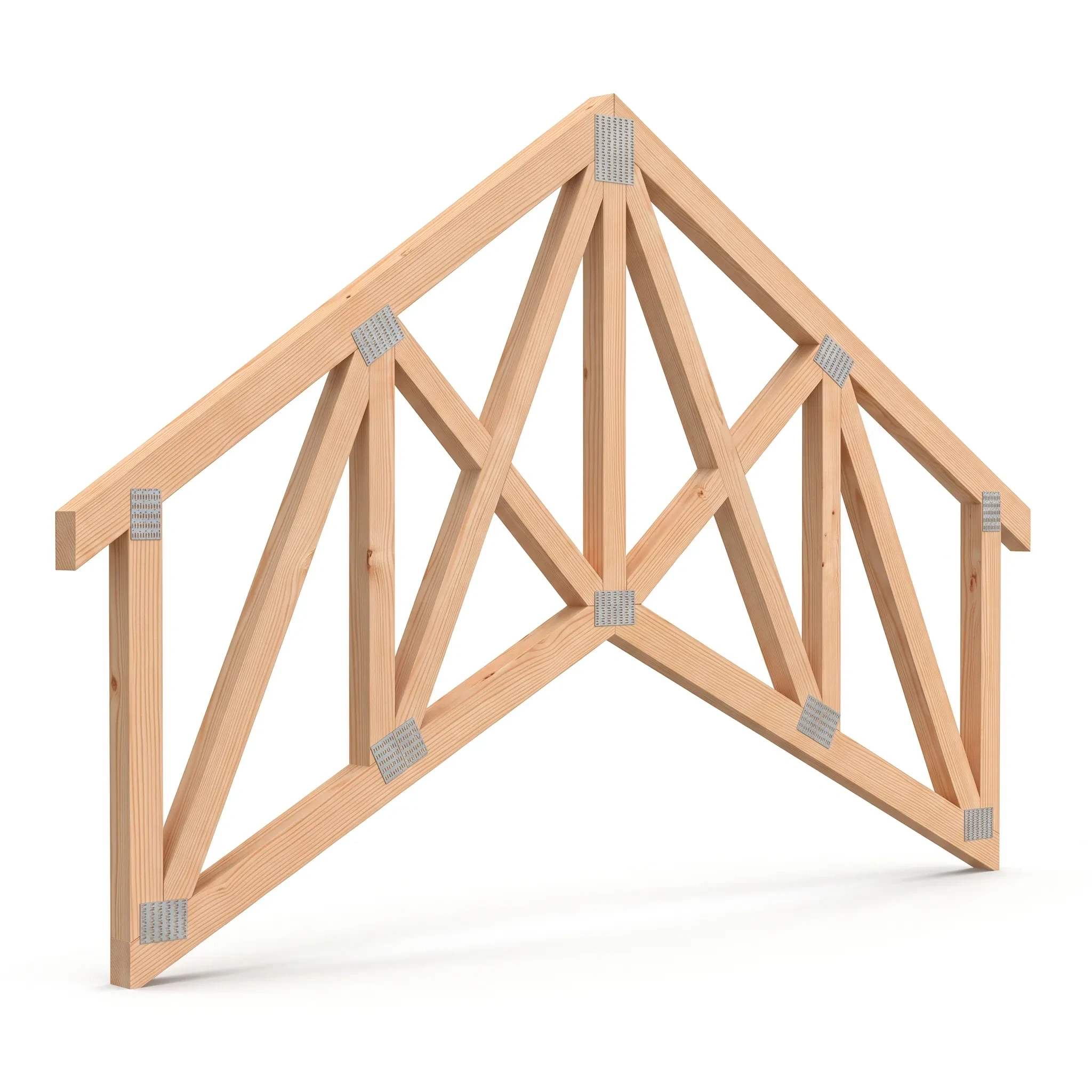 Custom engineered scissor roof truss available to order from Capital Lumber in Boise, Idaho