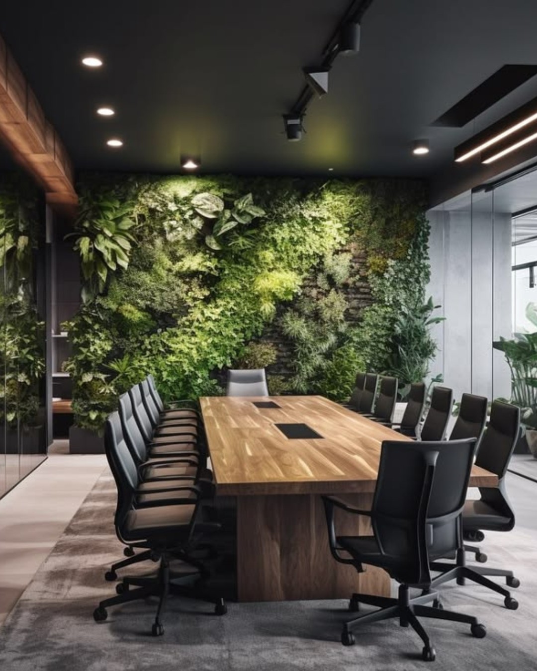 A black female model