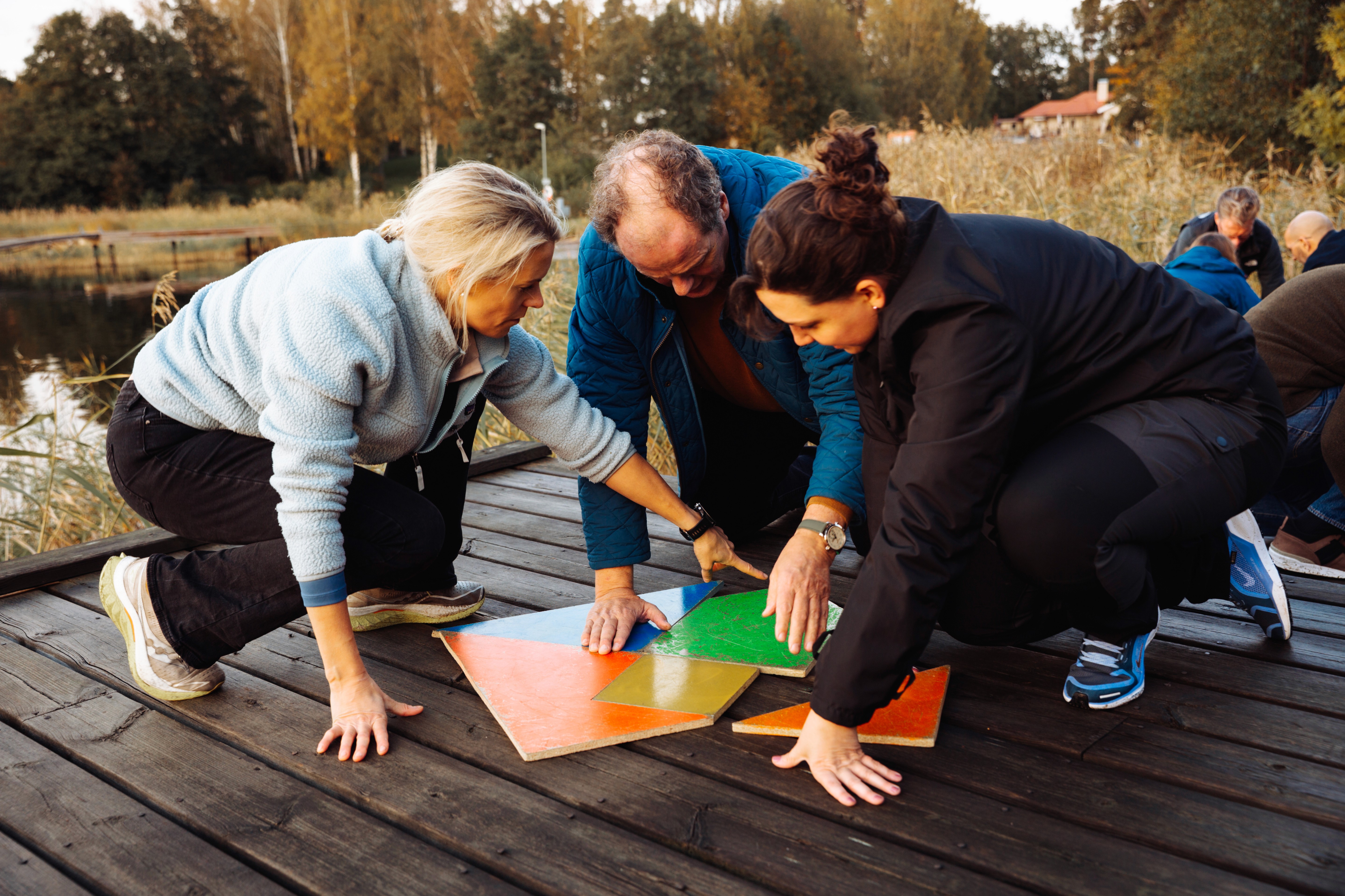 image of co-workers smiling