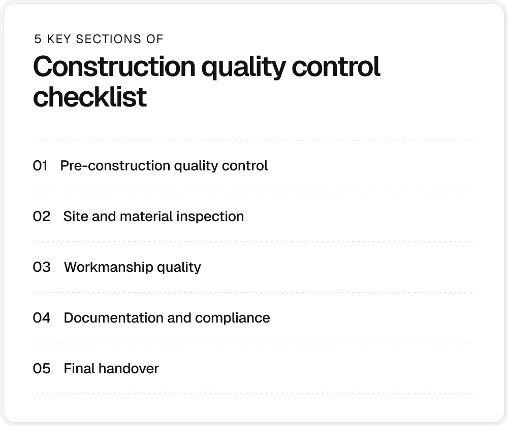 construction-quality-control-checklist