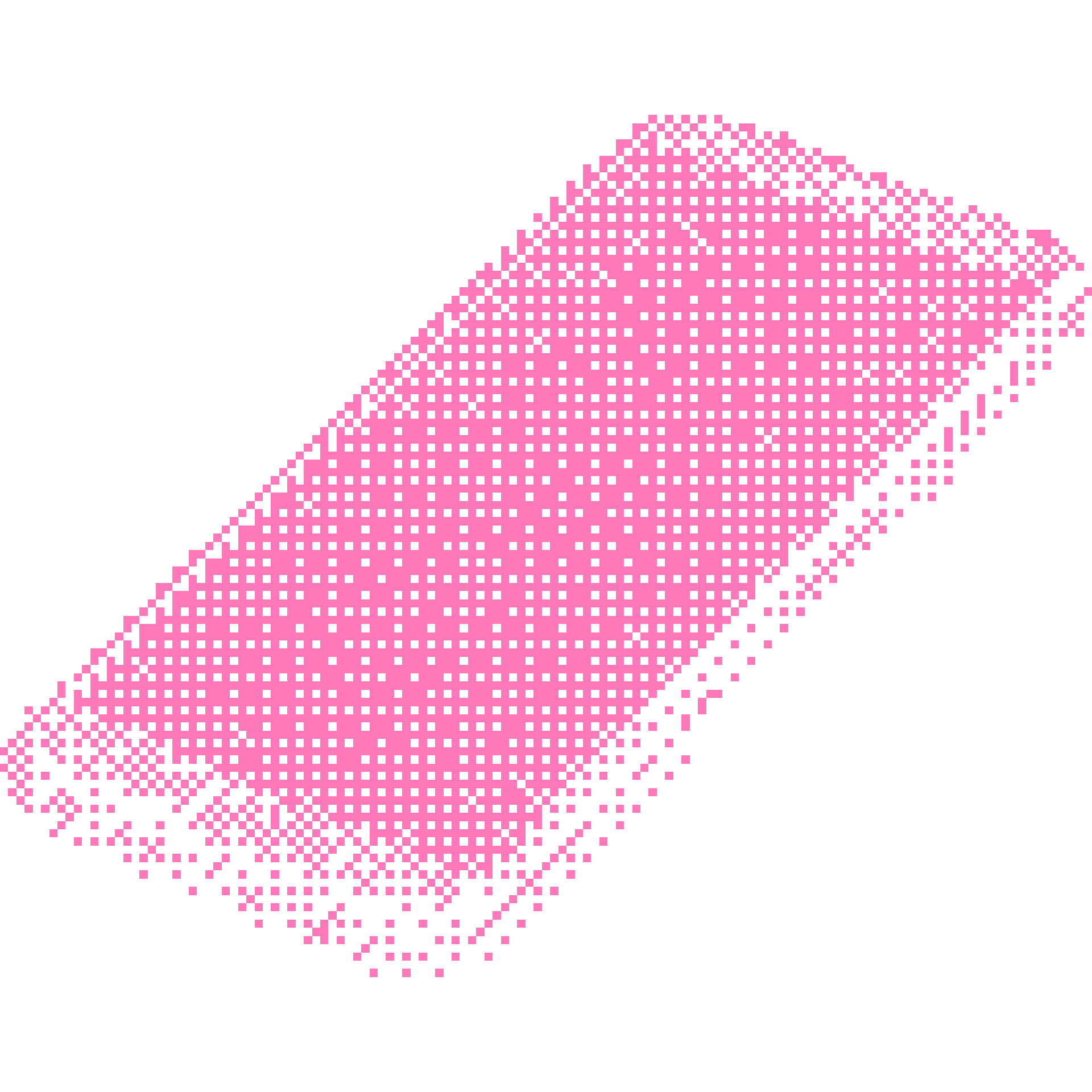 Ein dekoratives Bild eines Handys in Pixeldarstellung