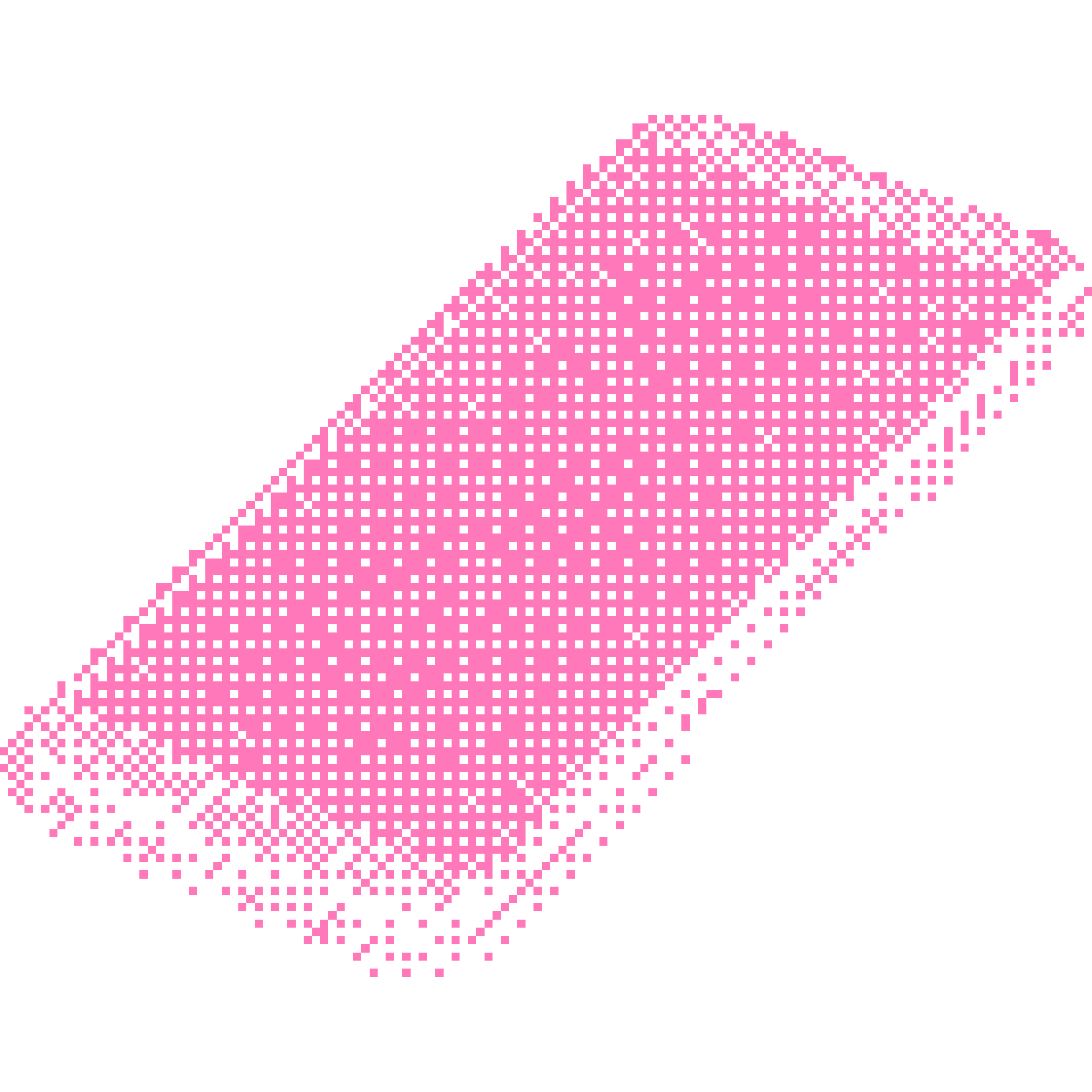 Ein dekoratives Bild eines Handys in Pixeldarstellung 