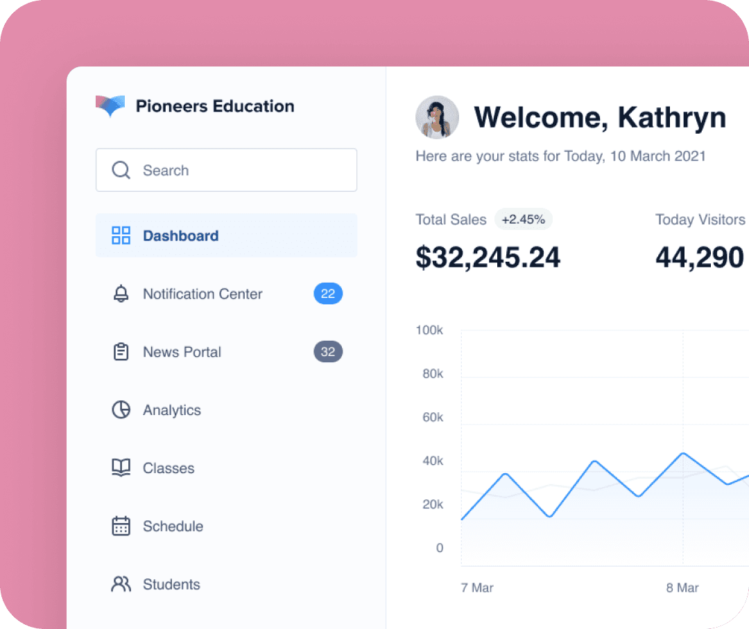 Banking Landing Page - Hero Section