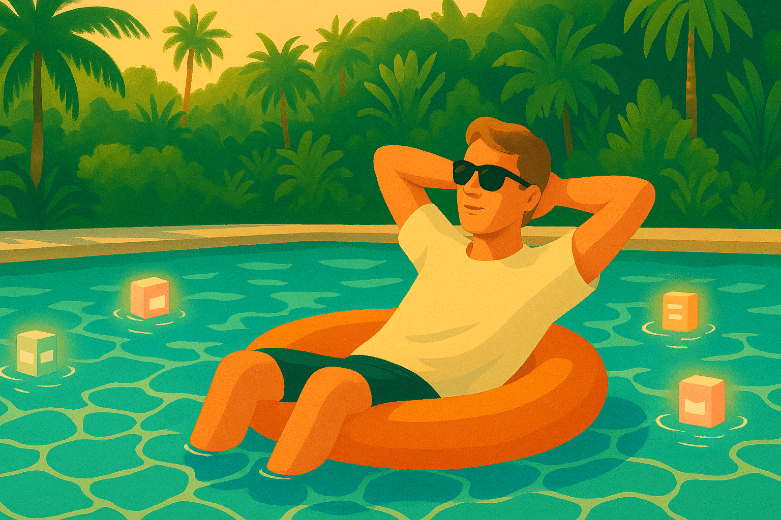 Person working on computer managing dropshipping business online