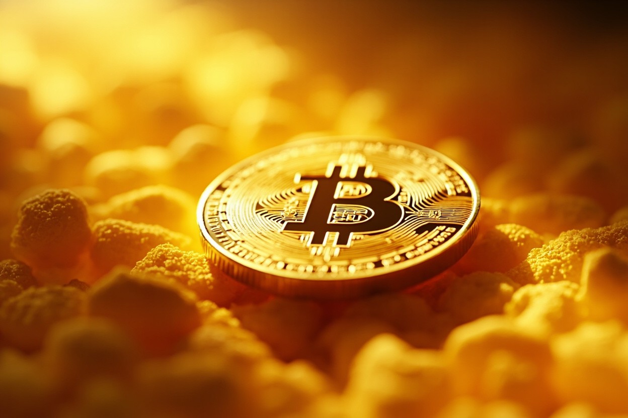 A gold coin representing BlueGold One's standard gold coin platform.