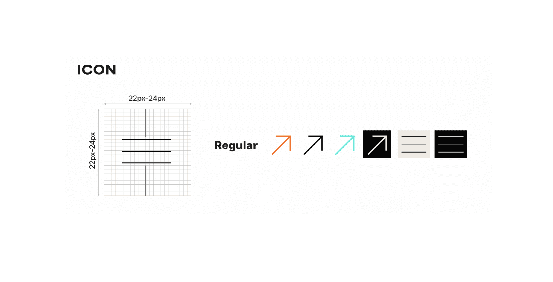 Magma title layout with minimalist typography