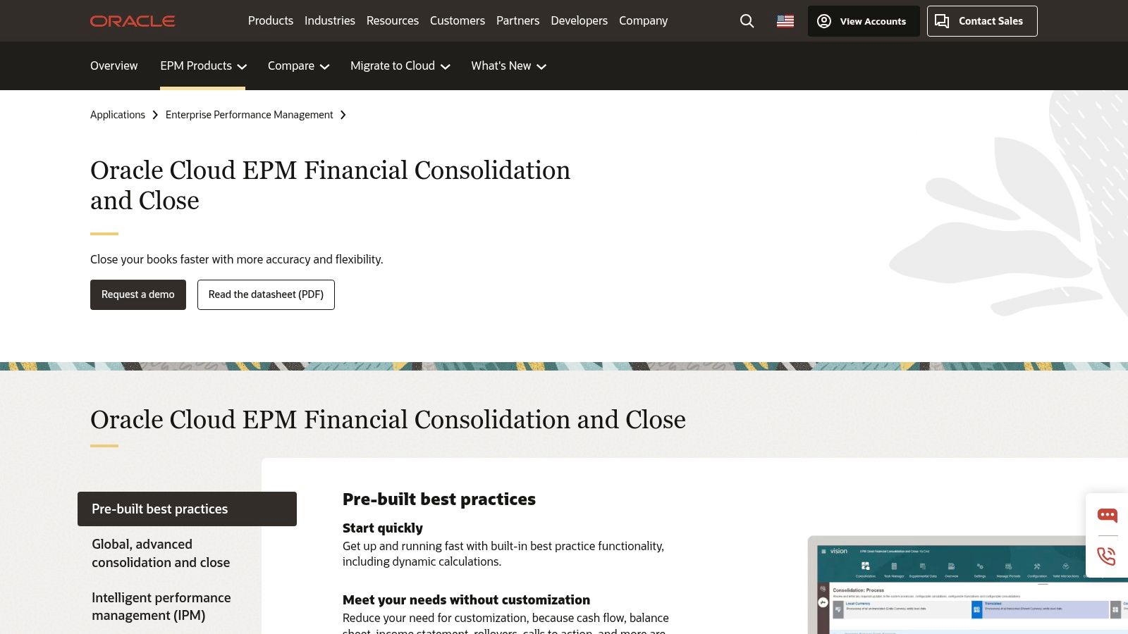 Oracle Cloud EPM — Financial Consolidation and Close (FCCS)