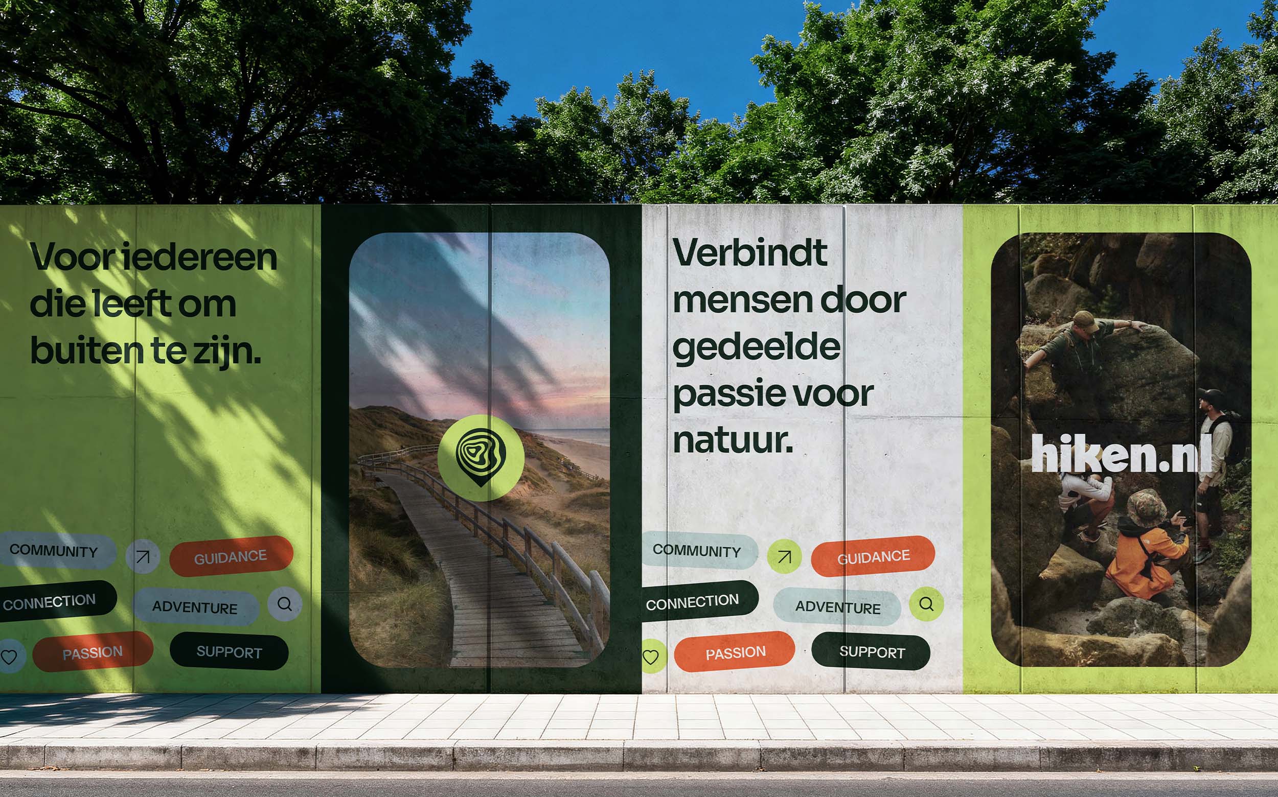 advertisment posters for outdoors community