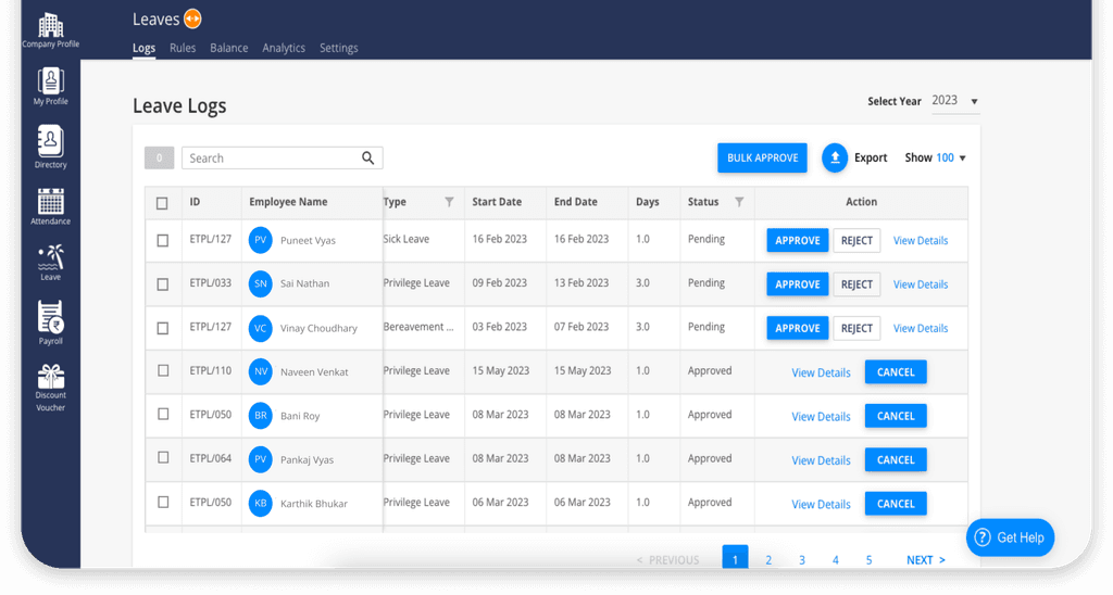 kredily dashboard