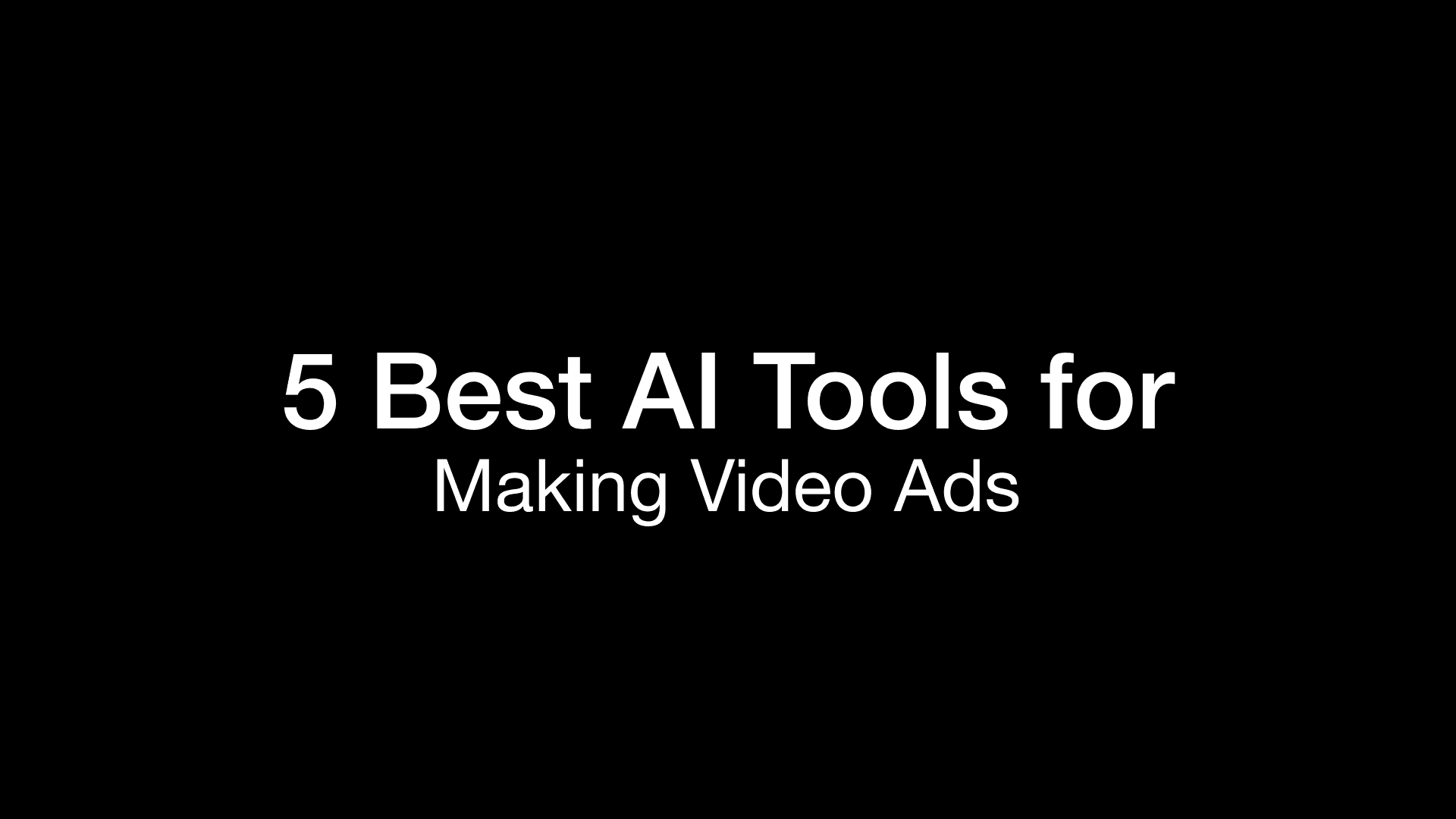 Best AI Video Tools