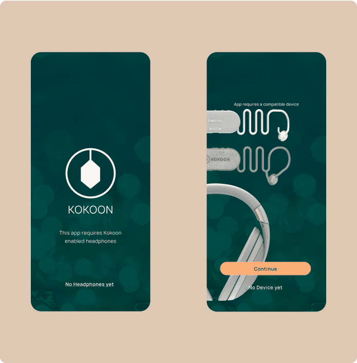 images of app account set up