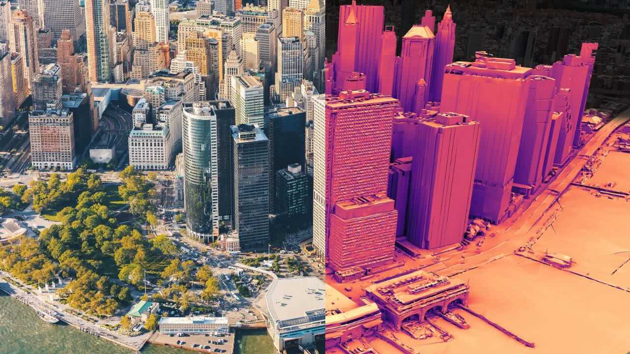 BIPV facade panels solar energy building orientation and environmental shadows are crucial Shadowmap helps to plan with precision in 3D