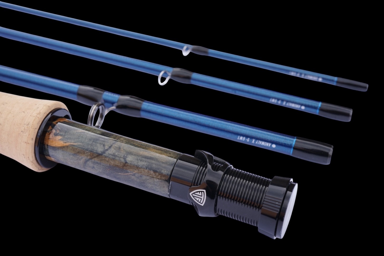 Taylor fly fishing blue blank anomaly X flor cork