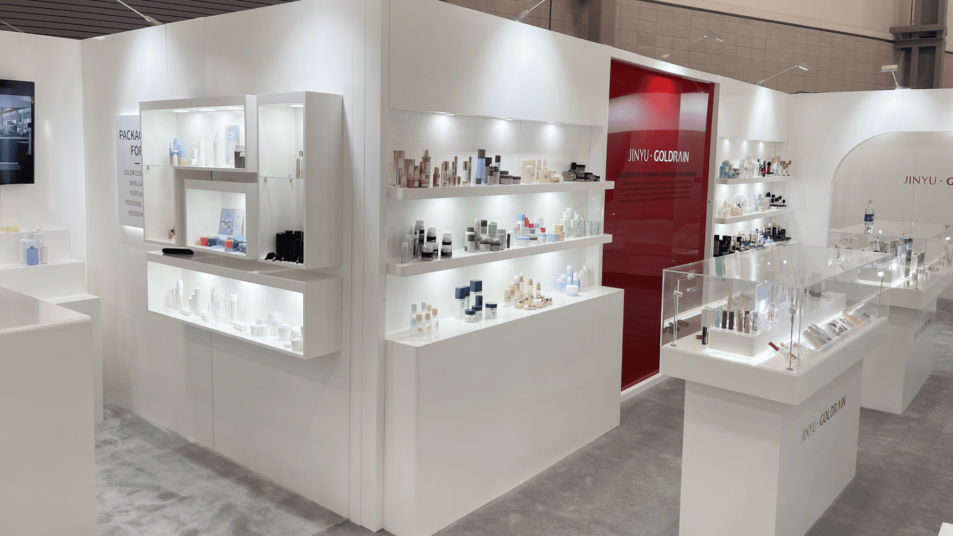 20x30 environment-style trade show booth with hospitality-grade finishes and structured display layout for HD Expo Las Vegas