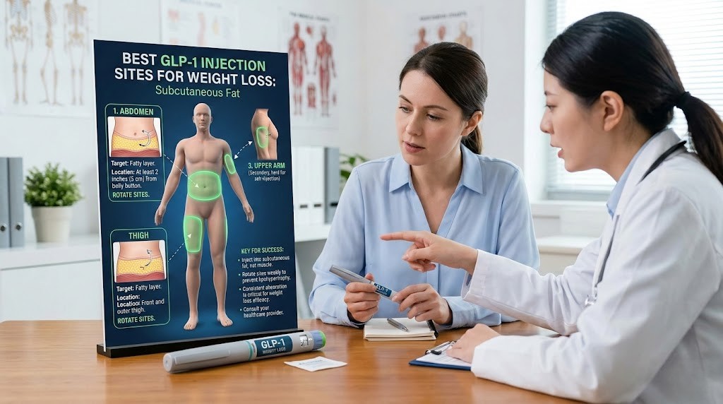 Best GLP-1 injection site for weight loss